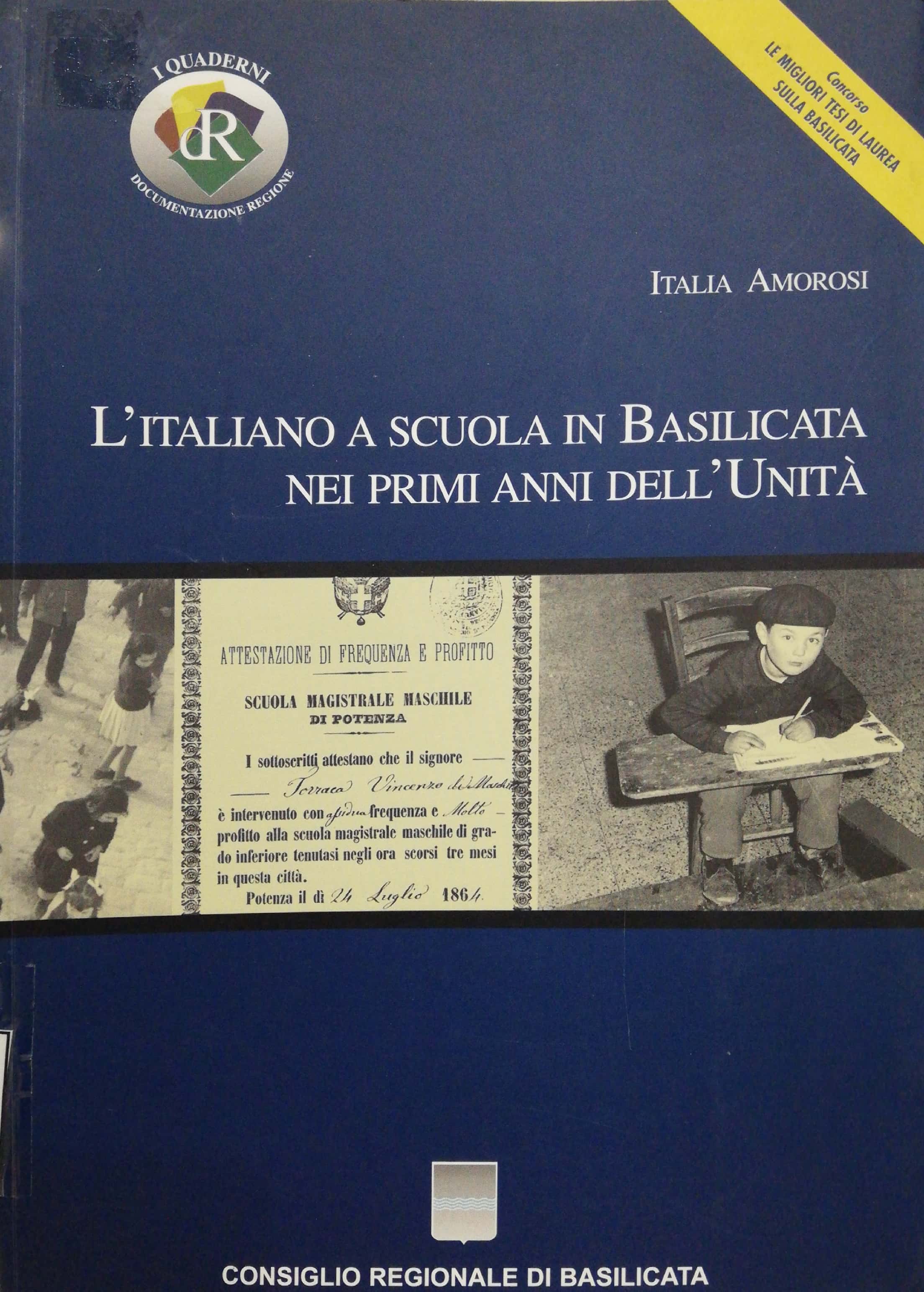 L'ITALIANO A SCUOLA IN BASILICATA NEI PRIMI ANNI DELL'UNITA'